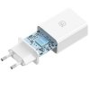 USAMS Ładowarka sieciowa 18W + kabel Lightning/USB-A Fast Charging biały/white series SC SCXLTZ03